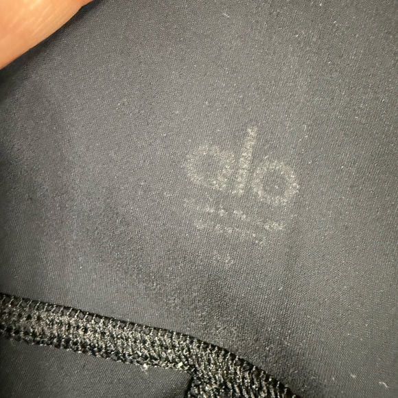 ALO Yoga Women's Ripped warrior black Leggings - Picture 4 of 12